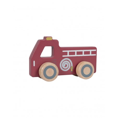 Set 3 véhicules urgences en bois