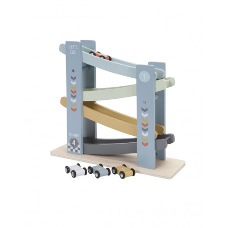 Circuit bois rampe voitures de course