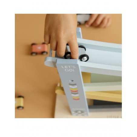 Circuit bois rampe voitures de course