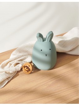 Veilleuse lapin silicone | Vert