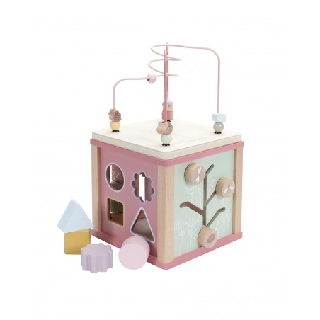 Cube activités bois | Flowers