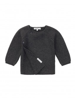 Ouverture brassière bébé tricot gris Noppies
