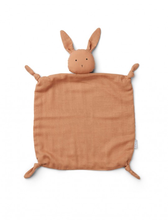 Doudou lange lapin | Rose toscane