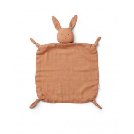 Doudou lange lapin | Rose toscane