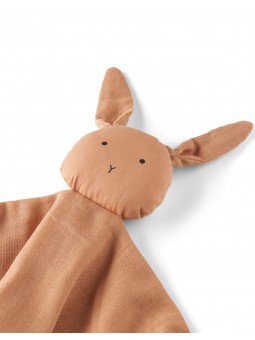Doudou lange lapin | Rose toscane