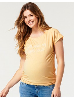 Tee shirt grossesse jaune | Smile