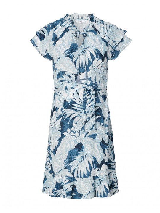 Robe grossesse imprimé feuilles | Mila