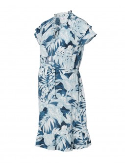 Robe grossesse imprimé feuilles | Mila