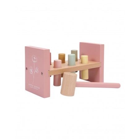 Jeu marteau en bois Oie | Rose