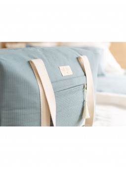 Grand sac à langer Opéra | Bleu stone