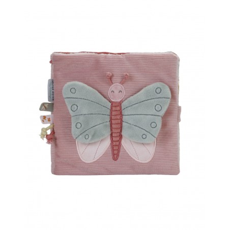 Livre en tissu | Flowers & butterflies