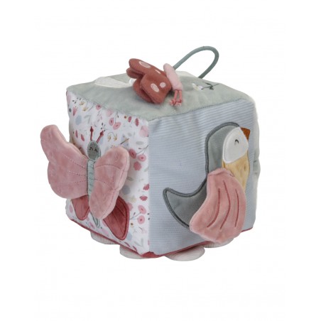 Cube d'activité bébé | Flowers & butterflies