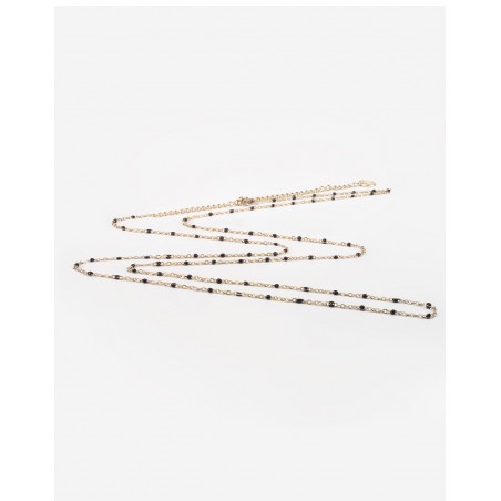 Chaine bola | Doré et noir