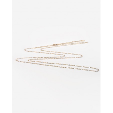 Chaine bola | Doré et blanc