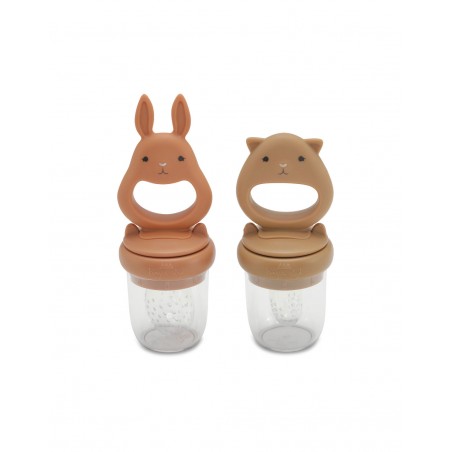 Pack 2 grignoteuses | Amande terracotta