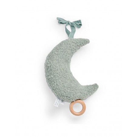 Lune musicale à suspendre | Vert cendre