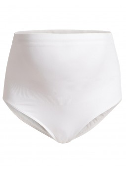 Culotte haute grossesse sans coutures | Blanc