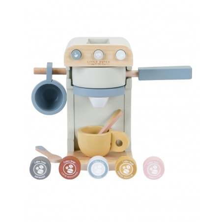 Cafetière et accessoires en bois