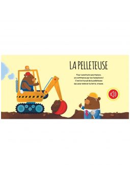 Livre sonore | Les engins de chantier