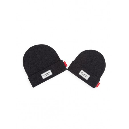 Bonnet Papa Urban Chiné | Black