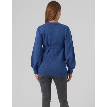 Pull de grossesse bleu | Anne