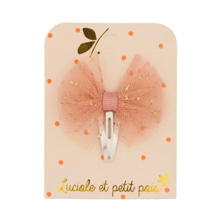 Mini Barrette | Tutu Vieux rose