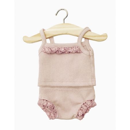 Les P'tits Basiques | Dessous de fille en maille pétale et dentelles