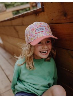 Casquette tissu | Rétro flowers