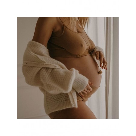 Bola grossesse Fleur de vie | Or rose