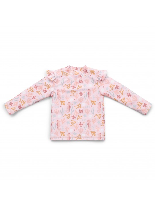 T-shirt natation manches longues anti UV | Ocean Dreams Pink