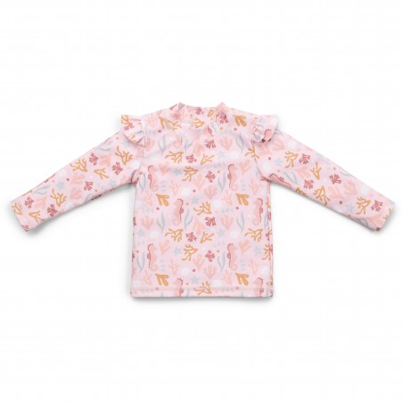 T-shirt natation manches longues anti UV | Ocean Dreams Pink