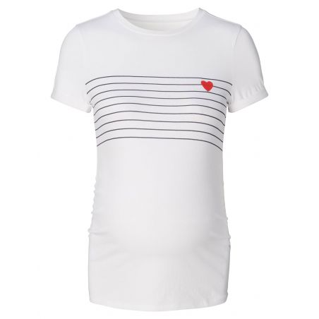 Tee shirt grossesse | Coeur brodé