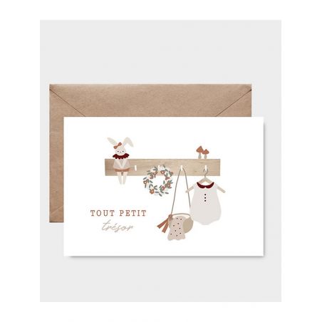 Carte Tout petit trésor | Fille