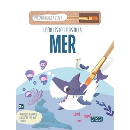 Livre magique | Libère les couleurs de la mer