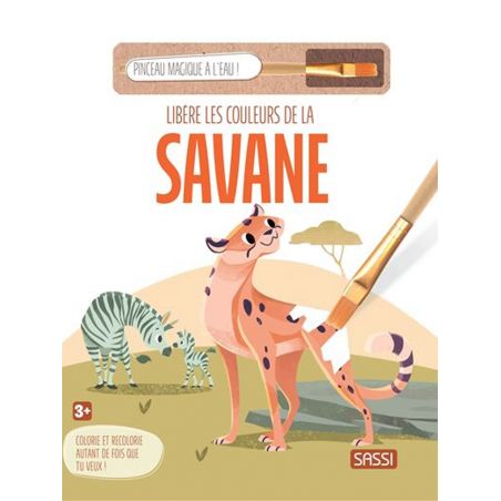 Livre magique | Libère les couleurs de la savane