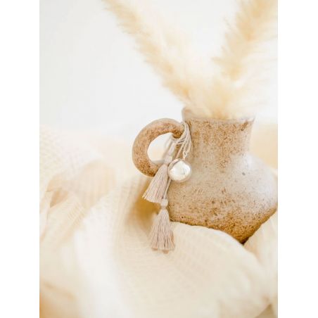 Bola de grossesse Origine | Argent & Cordon soie Nuage 