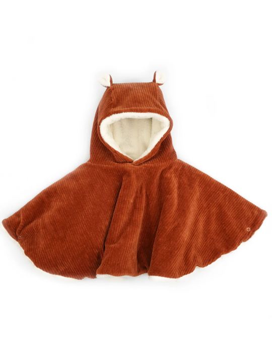 copy of Poncho bébé Velours | Camel