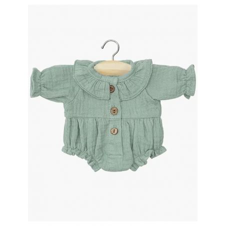 Barboteuse Léonore | Vert baltique