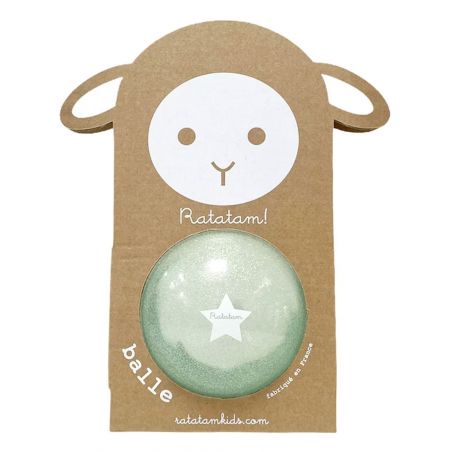 Balle Mouton Summer | Pailleté Bleu 10 cm