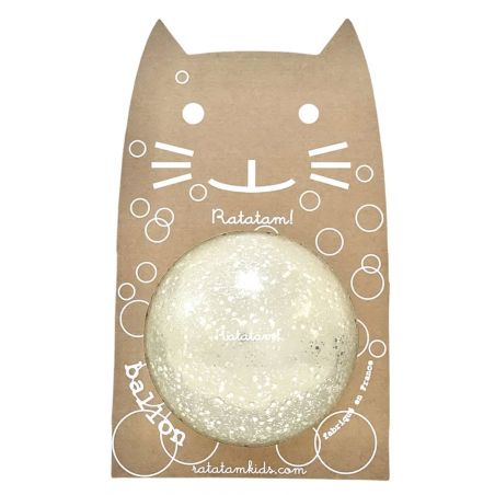 Ballon Chat | Bulle Argent 15 cm