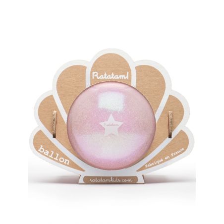 Balle Coquillage | Rose 10 cm