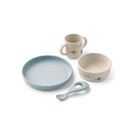 Set repas 4 pièces Vivi | Aviator Ecru