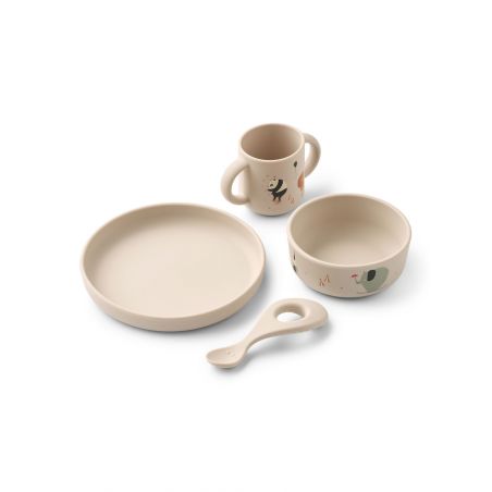 Set repas 4 pièces Vivi | Circus Sandy
