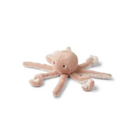 Peluche pieuvre Binnie | Rose pâle