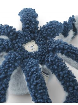 Peluche pieuvre Binnie | Bleu artic