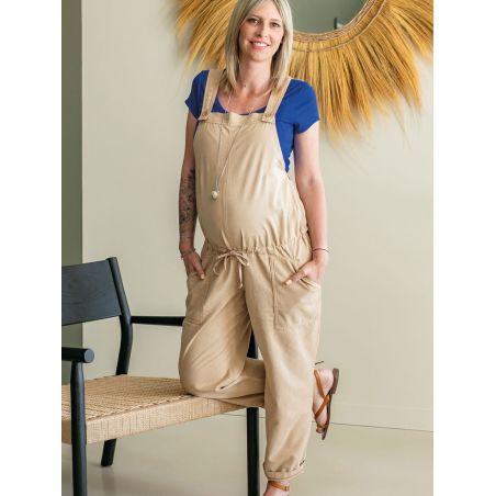 Salopette de grossesse fluide Phoebe | Safari