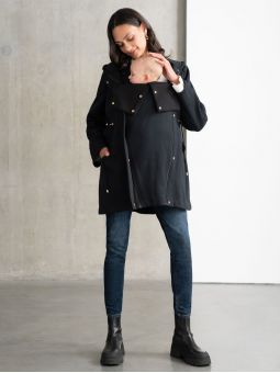 Sweat à capuche Maternité Allaitement & Portage | Nate