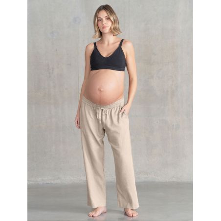 Pantalon large de grossesse dessous du ventre | Elan