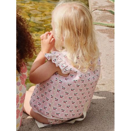 Gilet de flottaison Avery | Cherry pink motif