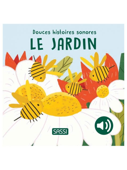 Livre douces histoires sonores | Le jardin